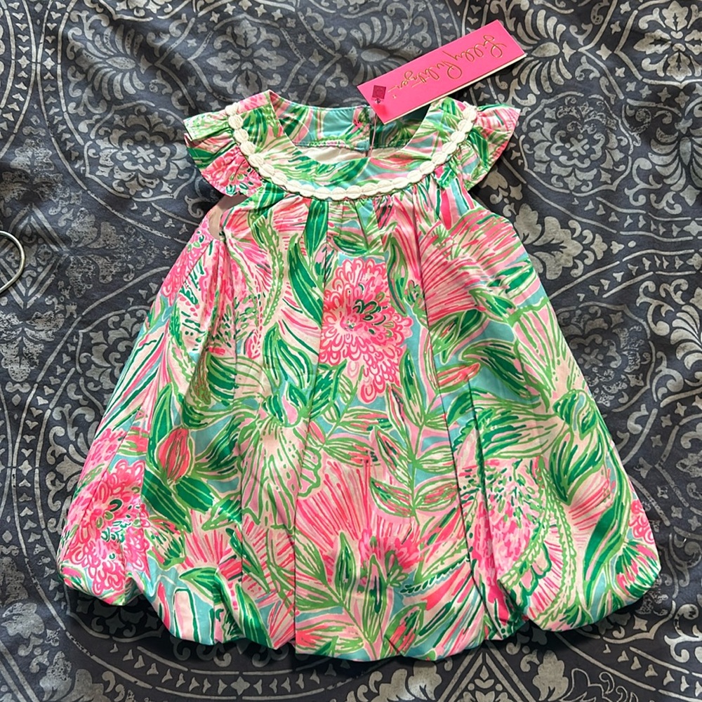 NWT Lilly Pulitzer bubble dress 6-12 months